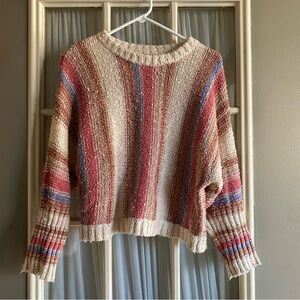 Billabong Striped Multicolor Textured Sweater